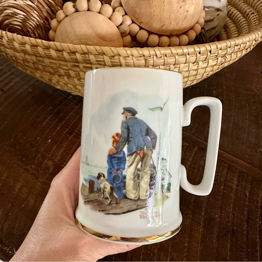 Vintage 1985 Norman Rockwell Mug